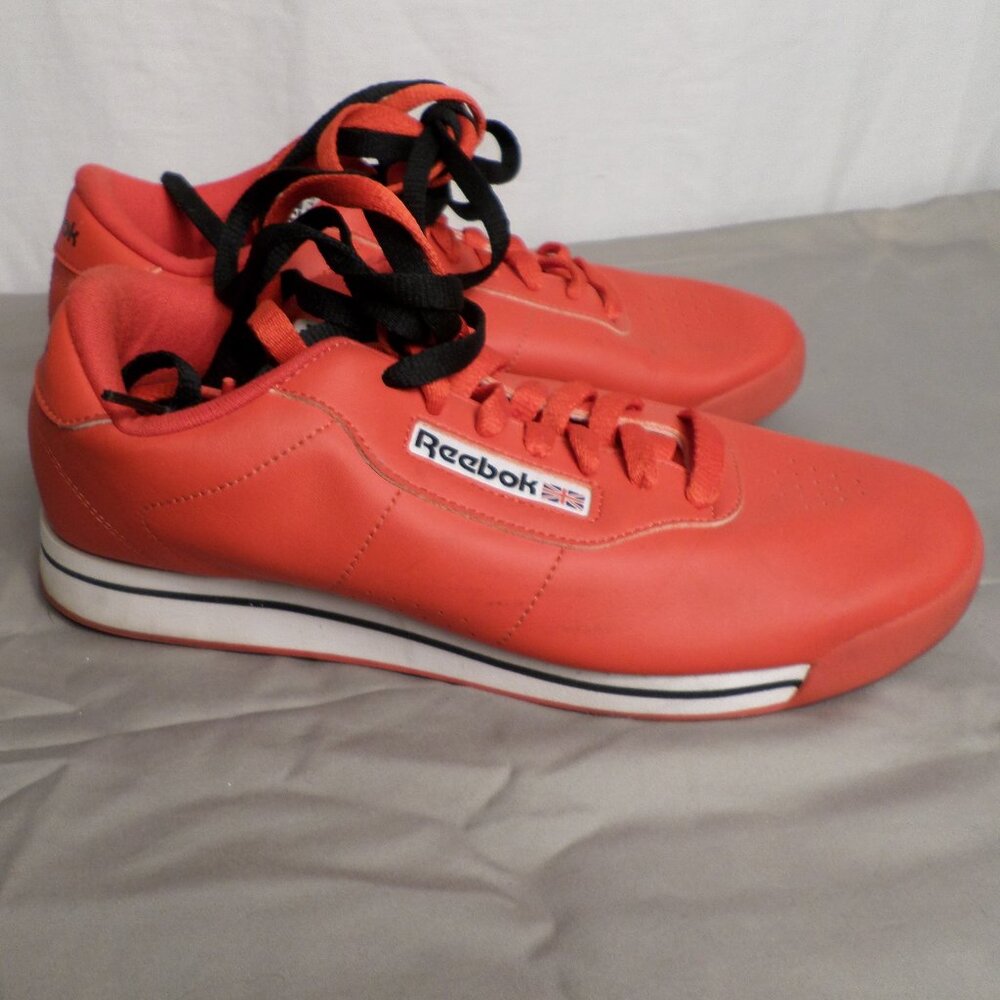 Reebok Red and Black Women's Sneakers